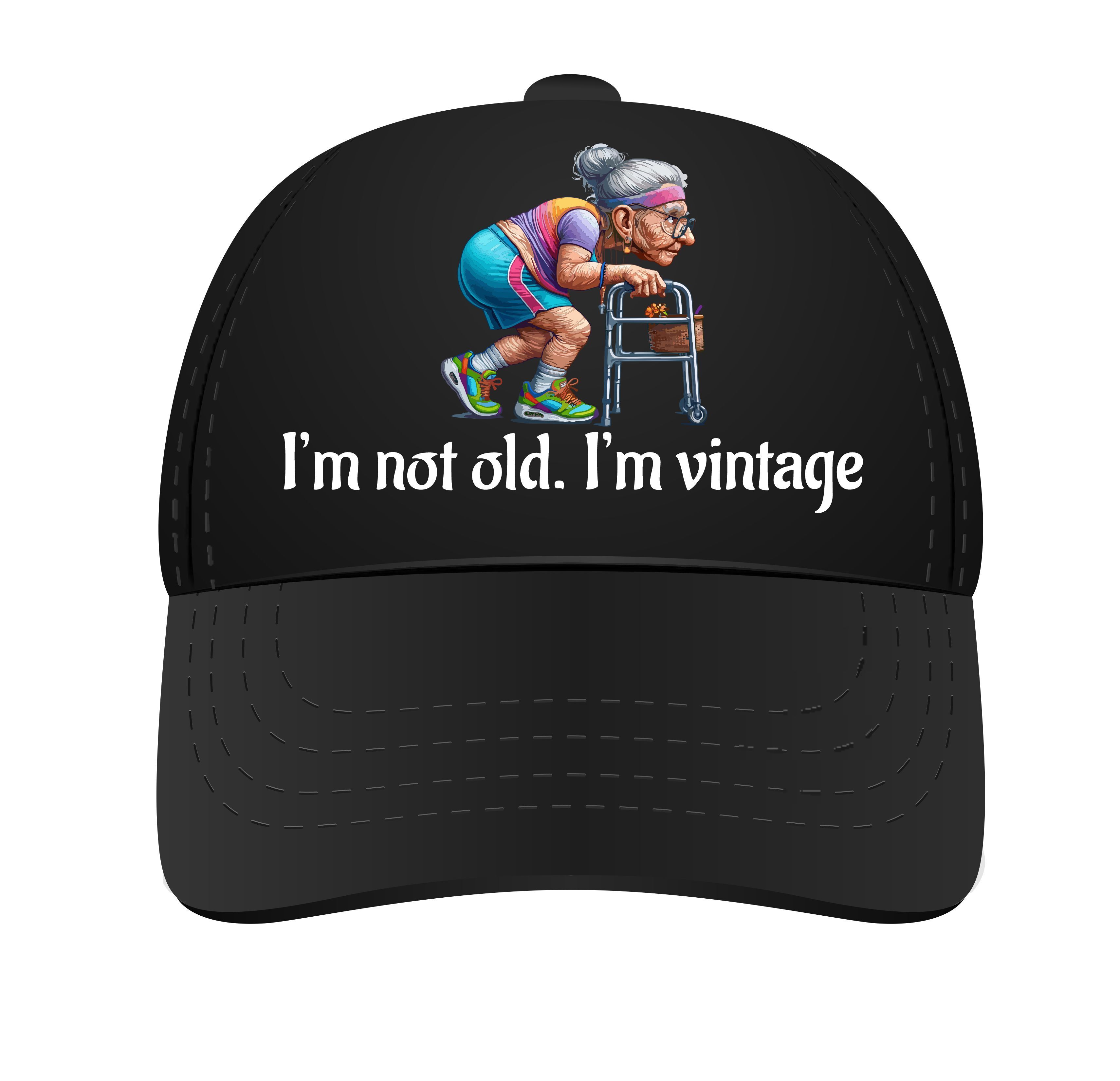 Pet i'm not old i'm vintage vrouw!  Leuke pet voor vrouw die jarig is! 