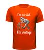 foto 5 Shirtje i'm not old i'm vintage man leuk kado voor een man op leeftijd verjaardag