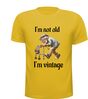 foto 8 Shirtje i'm not old i'm vintage man leuk kado voor een man op leeftijd verjaardag