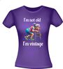 foto 2 Shirtje i'm not old i'm vintage man leuk kado voor een vrouw op leeftijd verjaardag