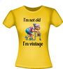 foto 8 Shirtje i'm not old i'm vintage man leuk kado voor een vrouw op leeftijd verjaardag