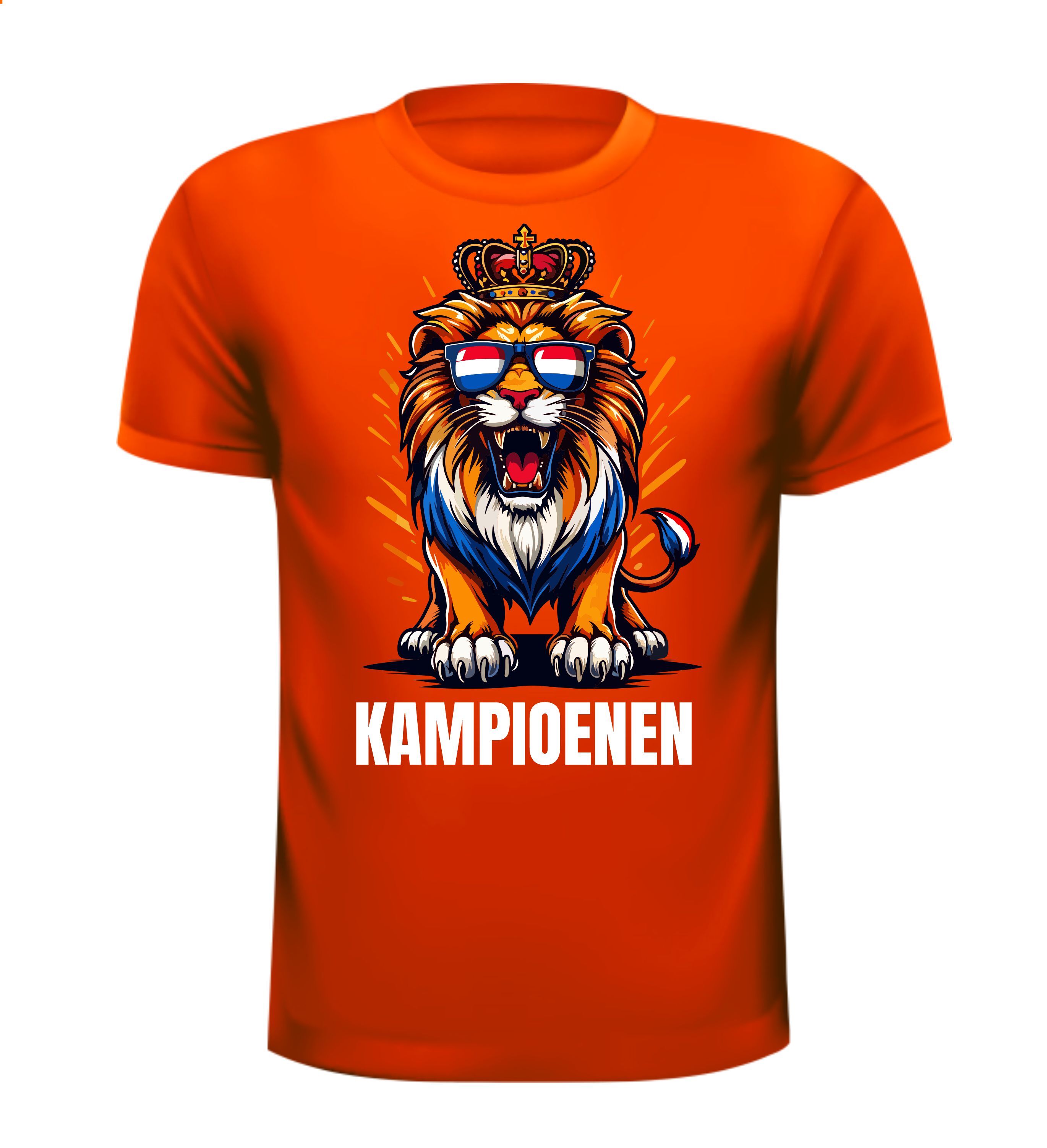 shirtje kampioenen oranje voor EK WK voetballen