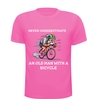 foto 5 Shirtje never underestimate an old man with a bicycle! kado wielrenner