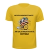 foto 7 Shirtje never underestimate an old man with a bicycle! kado wielrenner