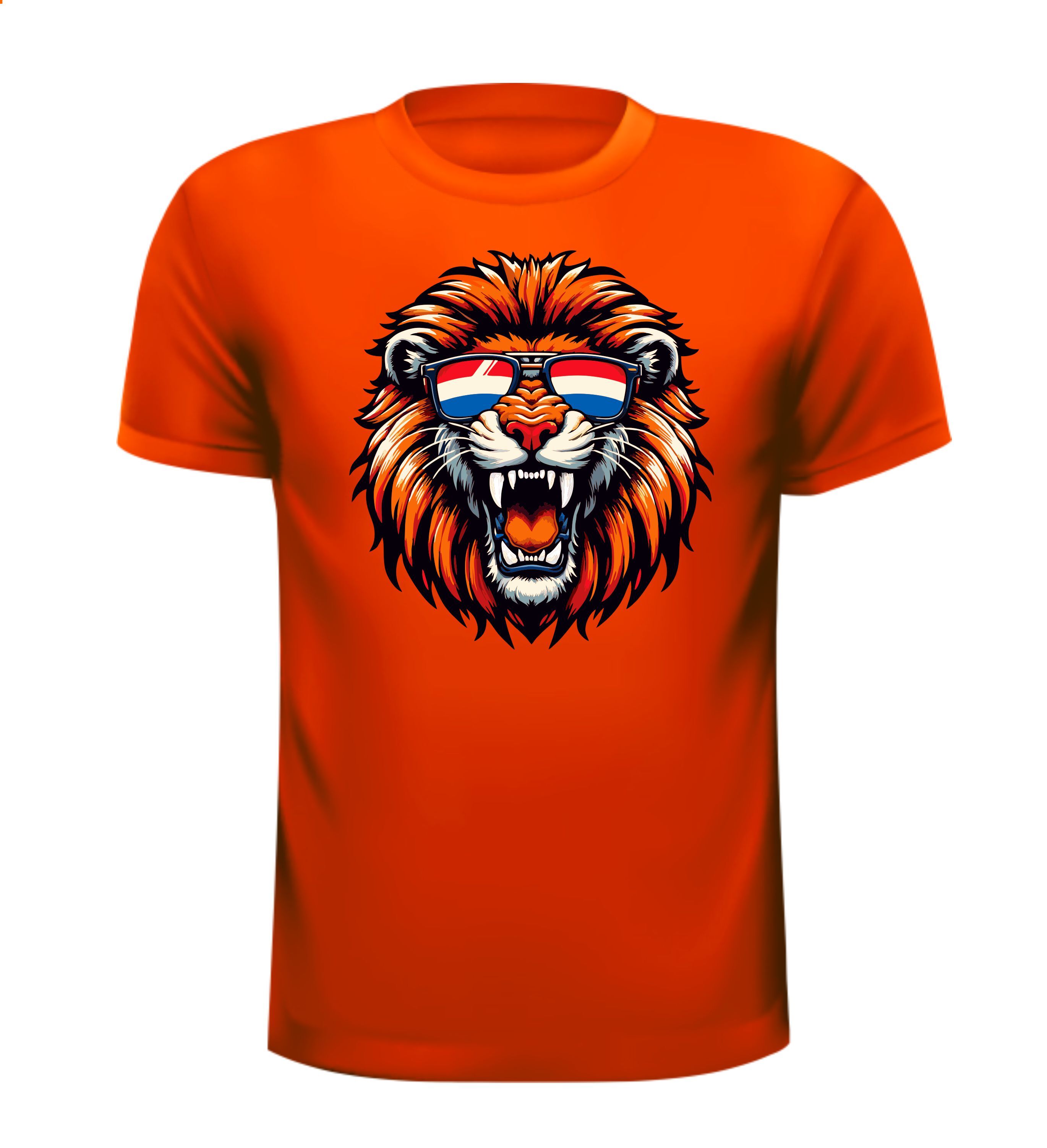 Shirtje oranje fan voetballen EK en of WK