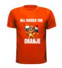 Shirtje wij houden van oranje