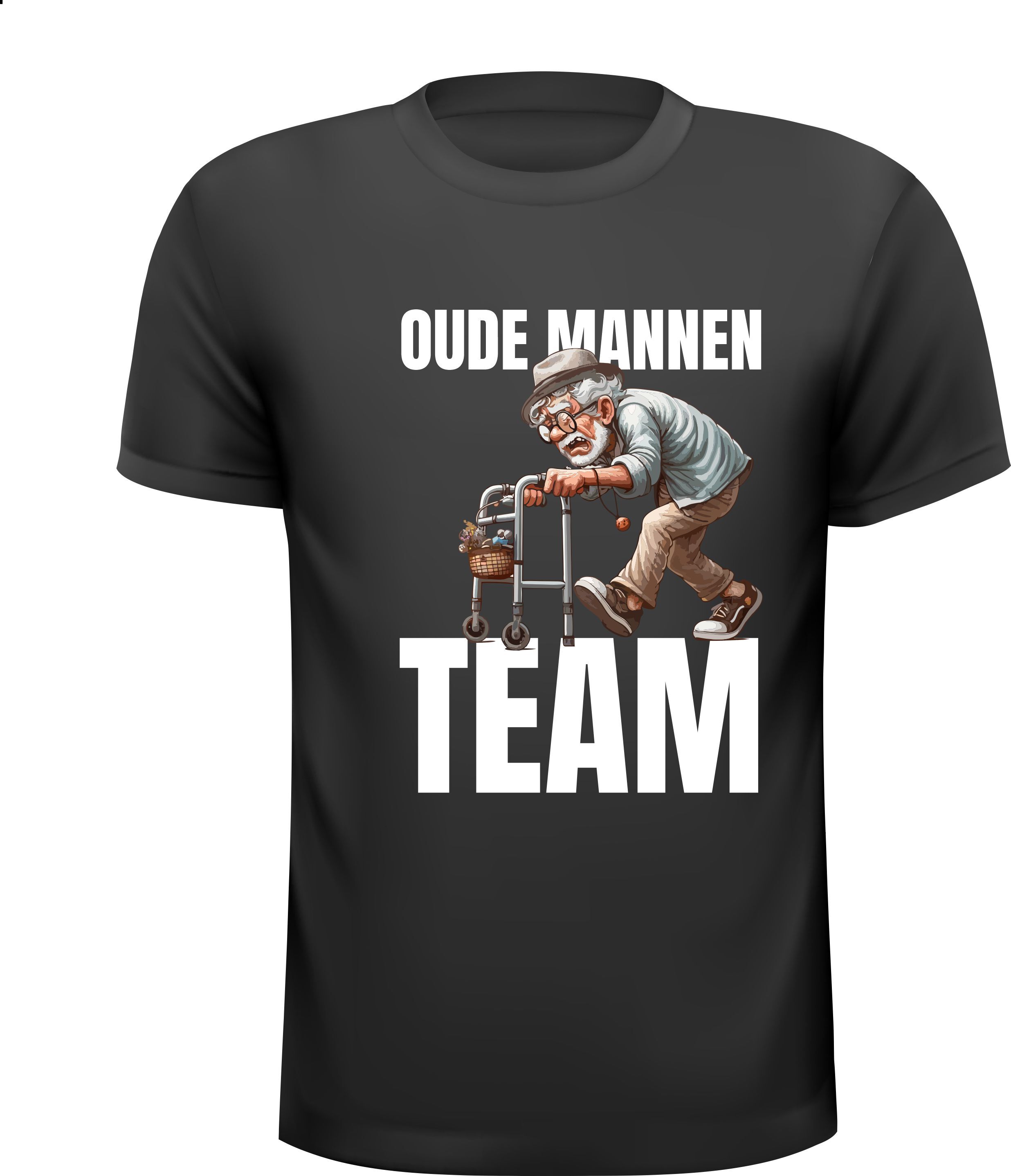 T-shirt voor het oude mannen Team