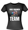 foto 1 T-shirtje voor het oude vrouwen team. Dames van Middelbare leeftijd