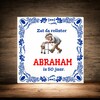 foto 3 Tegeltje voor Abraham! Zet de rollator maar gauw klaar Abraham is 50 jaar cartoon mok