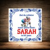 foto 2 Tegeltje voor Sarah! Leuk Sarah kado