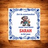 foto 4 Tegeltje voor Sarah! Zet de scootmobiel maar vast klaar Sarah is 50 jaar