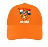 Vier de Oranjekoorts met Stijl - Oranje Pet met Holland opdruk en Leeuwen print