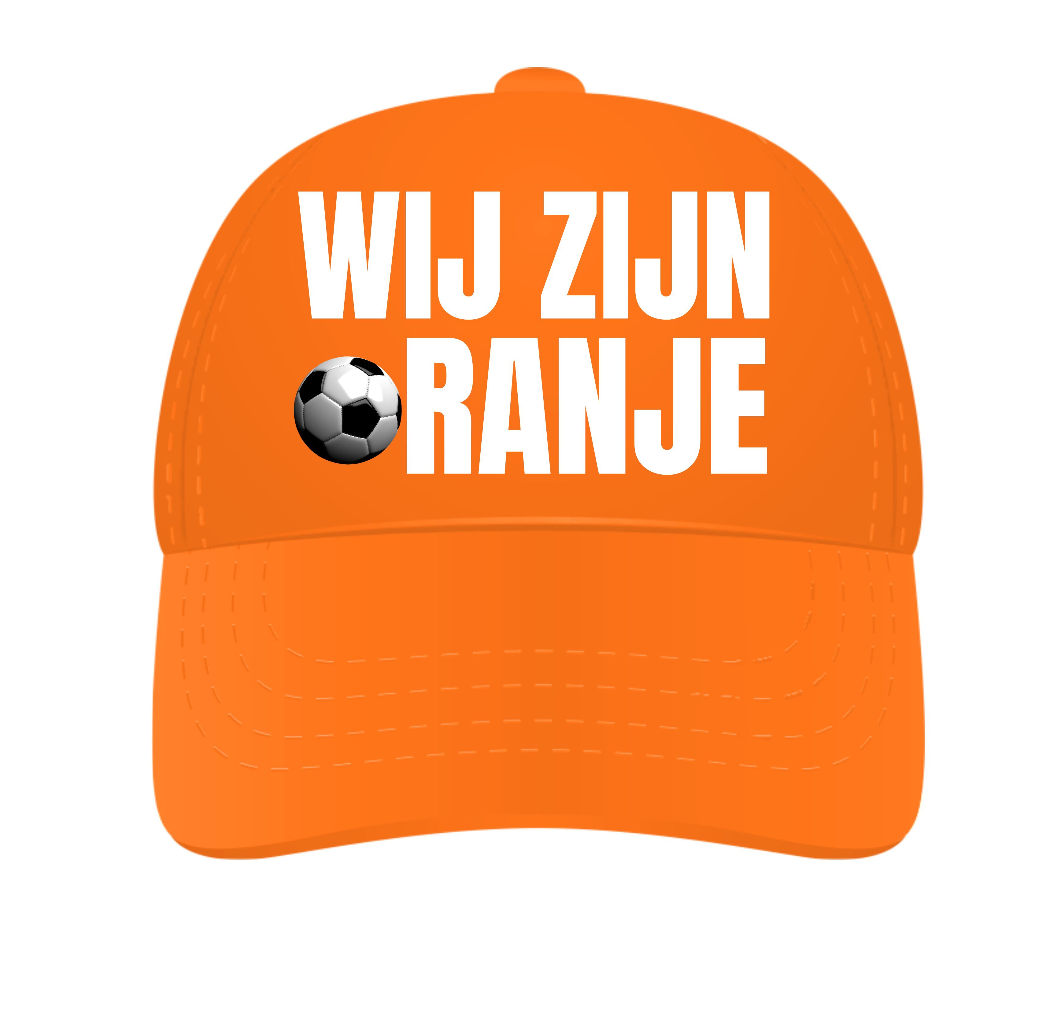 Wij zijn oranje Pet! Ek Wk voetbal pet