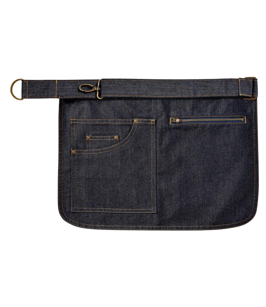 Heupschort indigo denim geschikt voor tablets