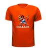 foto 9 Oranje EK WK shirtje leeuw met dab beweging voor het voetbal EK WK oranje!