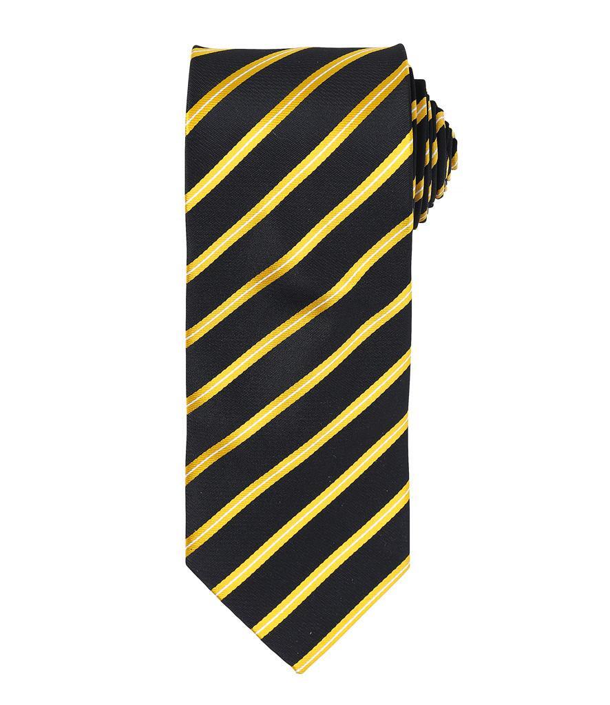 Sportieve stropdassen black/gold