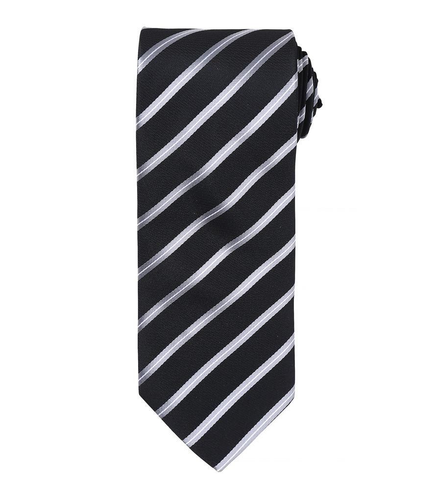 Sportieve stropdassen black/silver