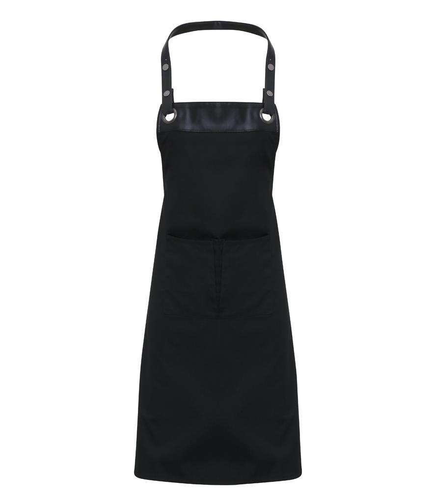 Stijlvol en Praktisch schort in de kleur black/black