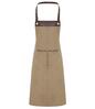 Stijlvol en Praktisch schort in de kleur khaki/brown