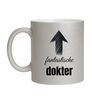 foto 1 Bedankje voor een fantastische dokter leuke cadeau mok zilver met glitters