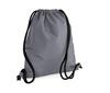 Gym tasje graphite grey/black Gymtassen bedrukken