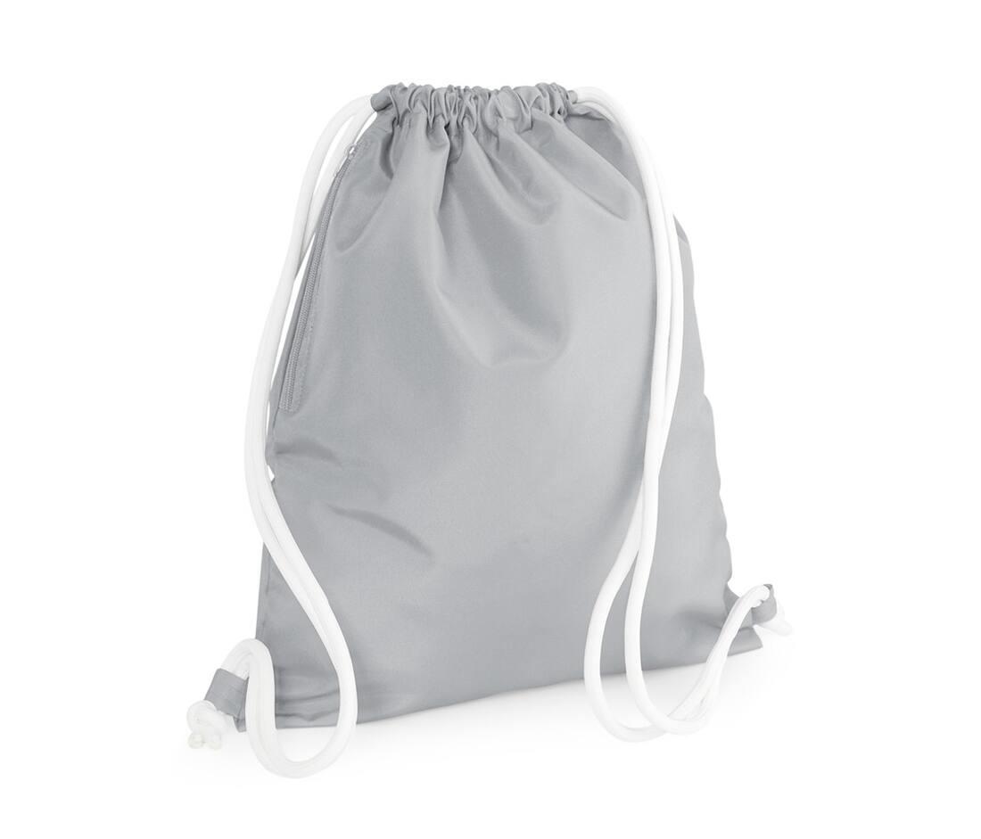Gym tasje light grey Gymtassen bedrukken