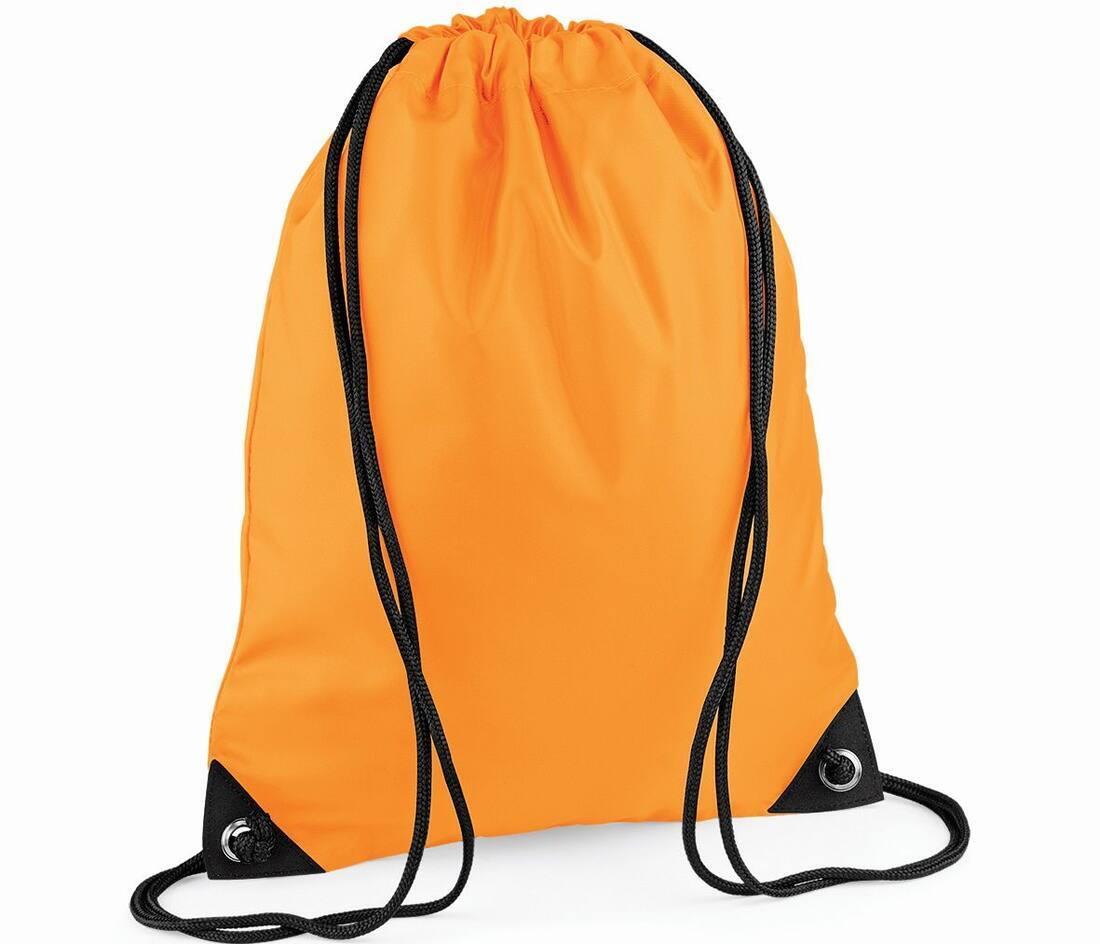 Gymtas fluoriserend oranje waterafstotend bedrukbaar met leuk print