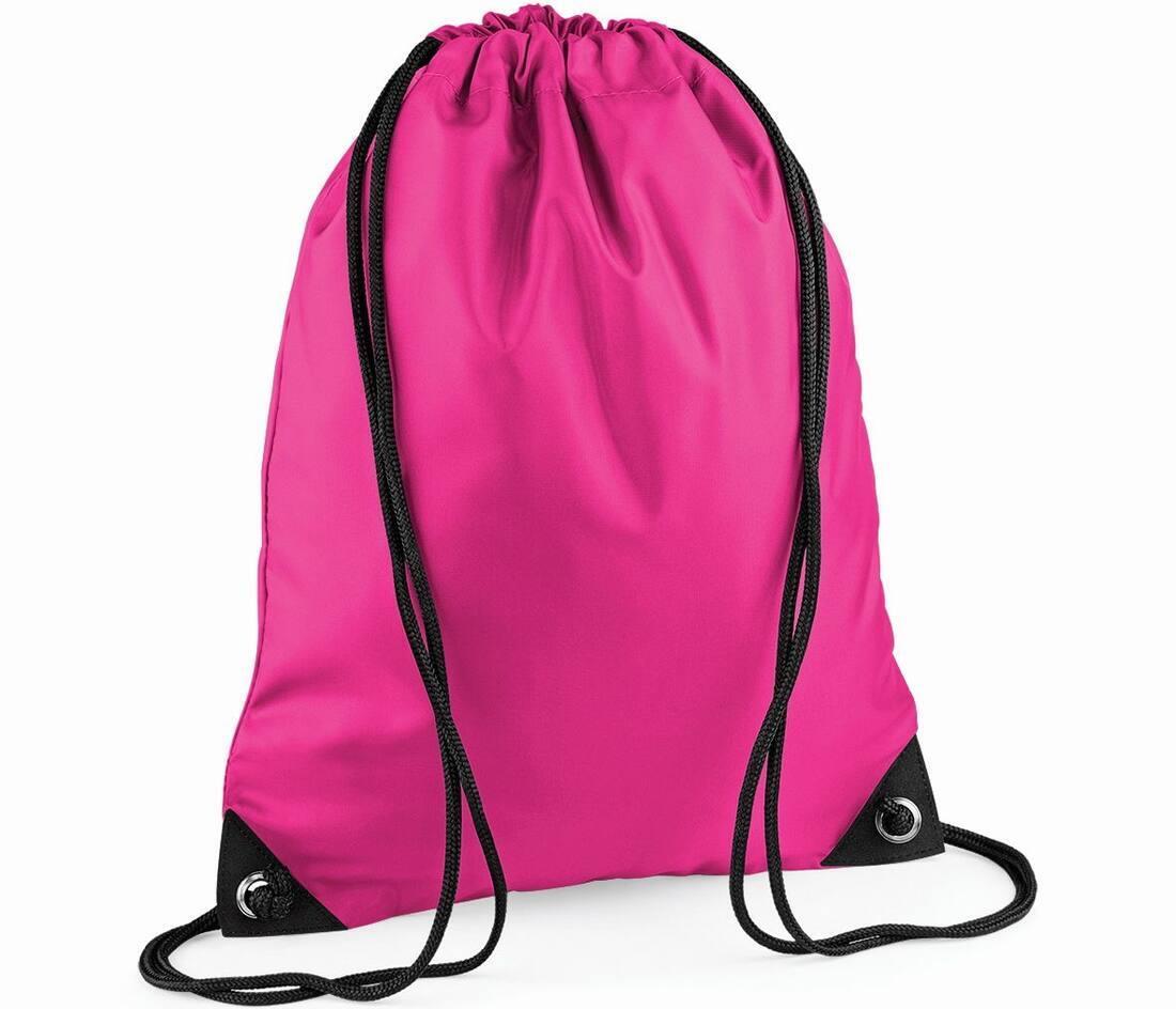 Gymtas fuchsia waterafstotend bedrukbaar met leuk print