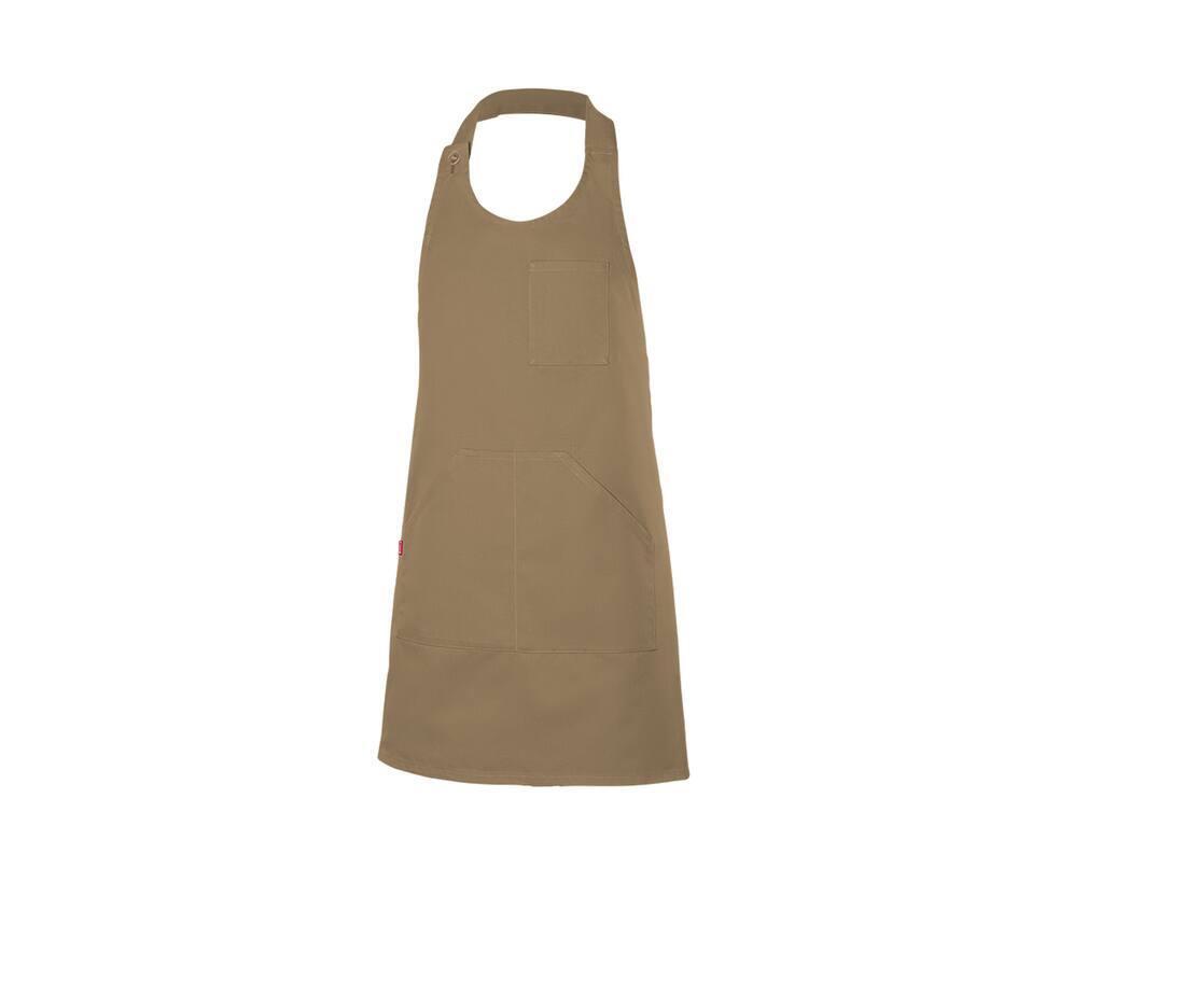 Korte Geknoopte Schort beige  te personaliseren bedrukken