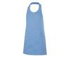 Korte Geknoopte Schort hemelsblauw  te personaliseren bedrukken