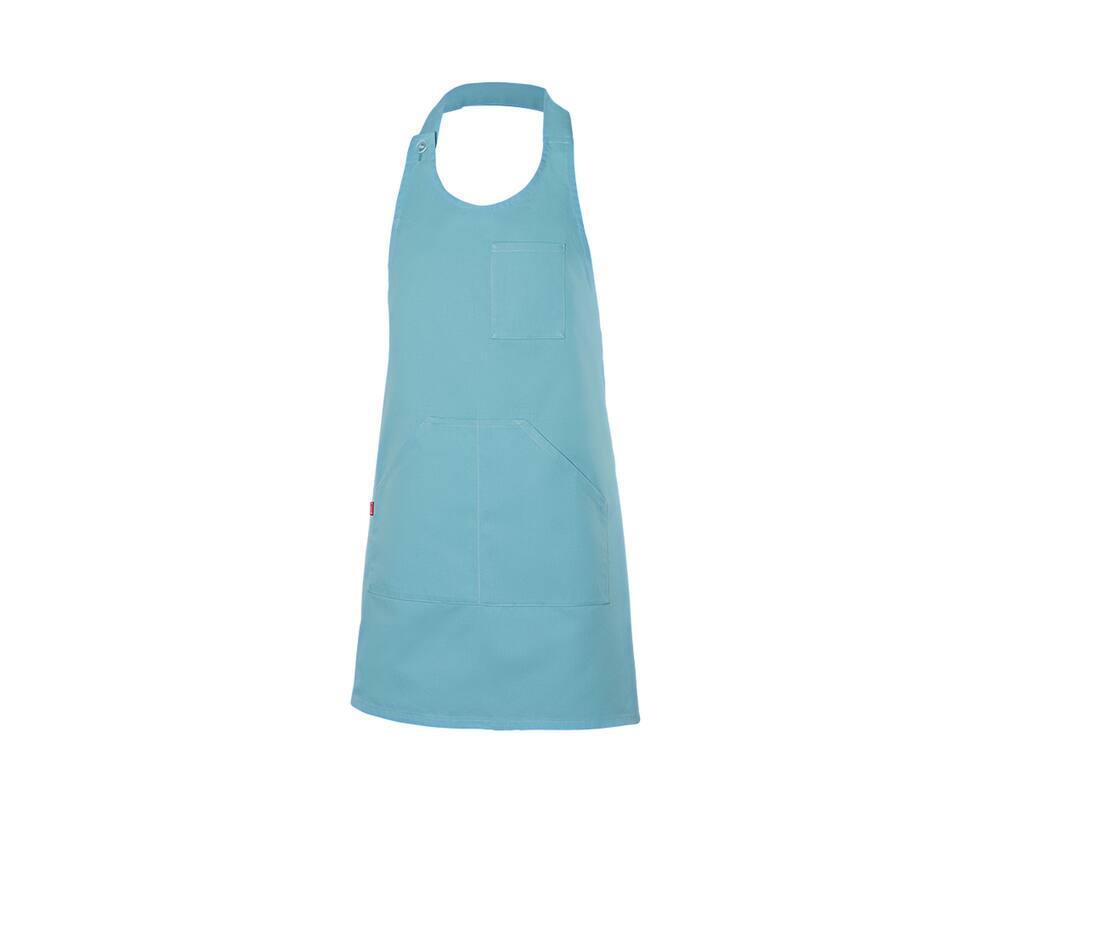 Korte Geknoopte Schort turquoise  te personaliseren bedrukken
