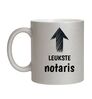 foto 1 Mok voor de leukste notaris zilver glitter twinkelend cadeau