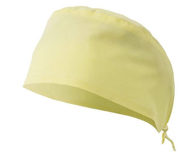 Sanitaire muts light yellow Verpleegsterskapje light yellow zusterkapje