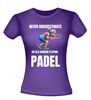 foto 2 T-shirt Never underestimate an Old woman playing padel met bejaarde vrouw