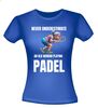 foto 3 T-shirt Never underestimate an Old woman playing padel met bejaarde vrouw