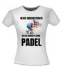 foto 7 T-shirt Never underestimate an Old woman playing padel met bejaarde vrouw