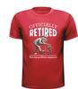 foto 4 T-shirt officially retired not my problem oude man achter rollator
