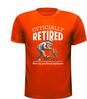 foto 5 T-shirt officially retired not my problem oude man achter rollator