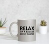 foto 3 Zilver glitter mok met de tekst relax i'am a badass scrum master