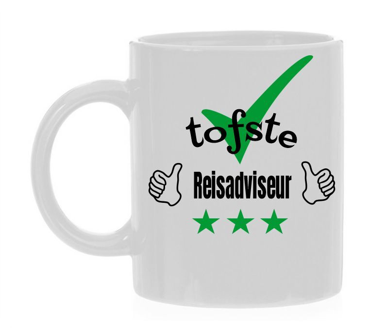 De Tofste Mok voor de Tofste Reisadviseur!