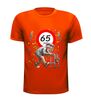 foto 5 Shirt voor man die 65 jaar wordt humor shirt met opa en rollator