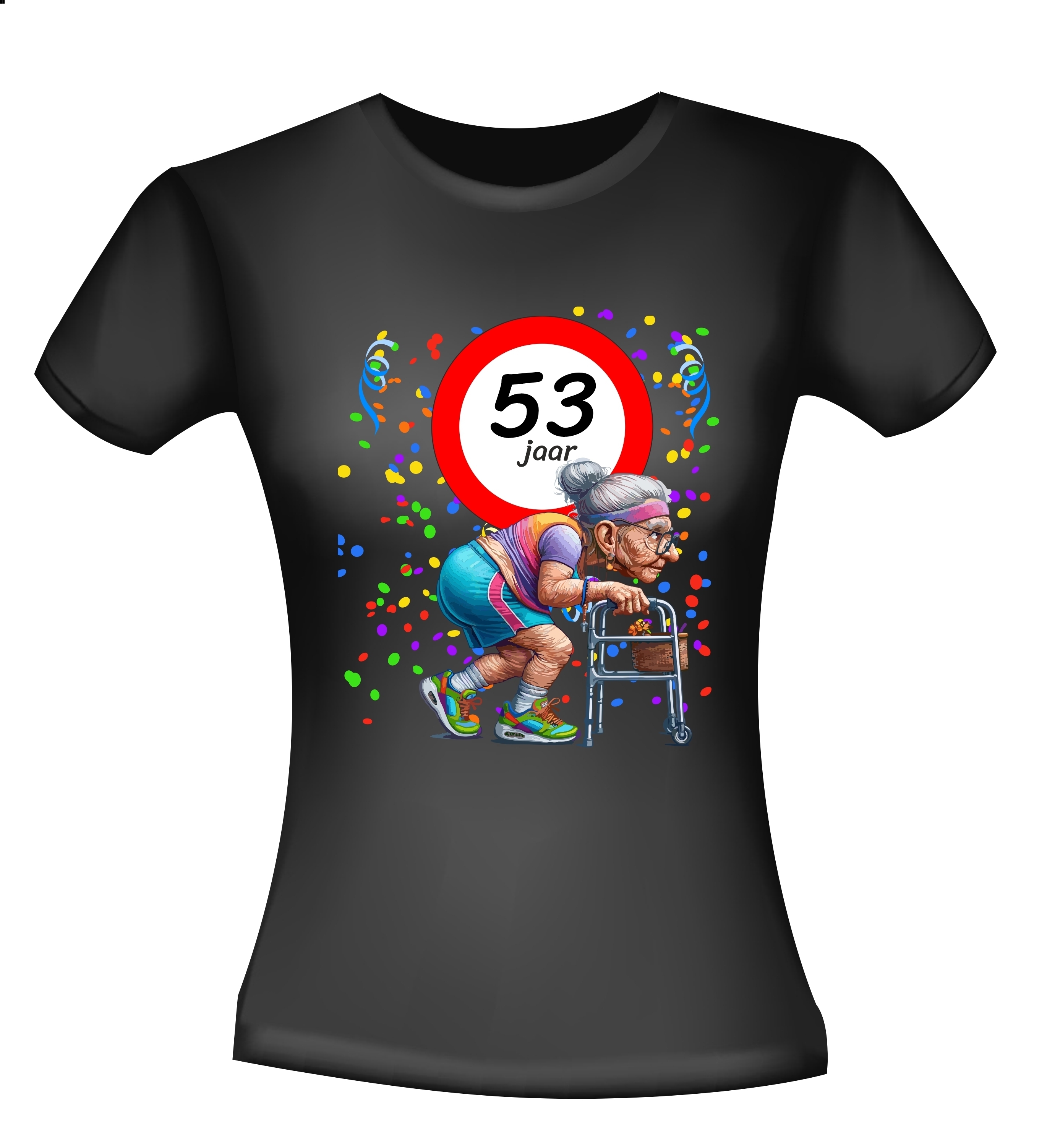  Leuk kado Verjaardagsshirt voor een Vrouw die 53 jaar Wordt!