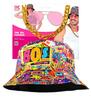 foto 5 80's funky set graffiti  bucket hat, bril, ketting