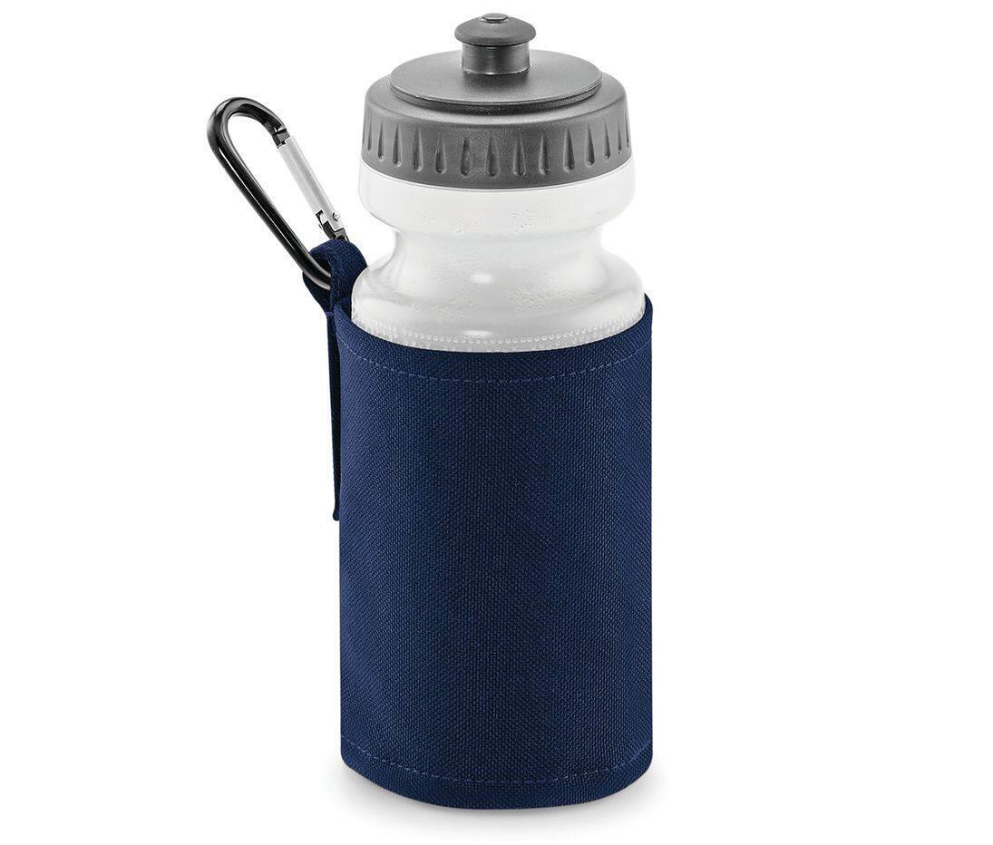 Bidon met houder donkerblauw