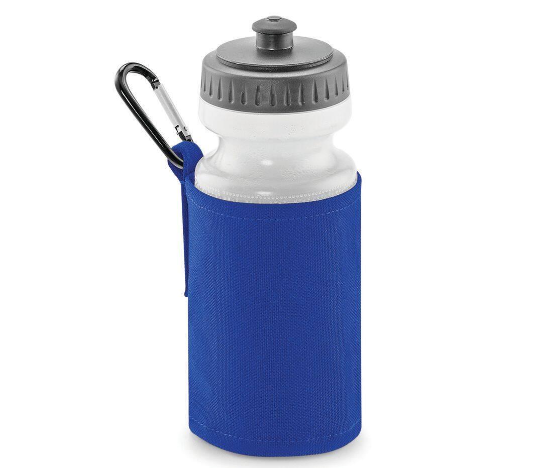 Bidon met houder royal blauw