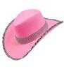 foto 3 Cowboyhoed party girl roze
