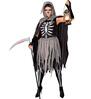 Duistere en verleidelijke Magere Hein dameskostuum