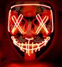 Eng masker met rood licht