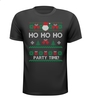 Fout kerst T-shirt ho ho ho party time