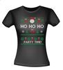 foto 2 Fout kerst T-shirt ho ho ho party time